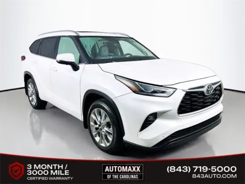 Red 2024 Toyota Highlander Limited for sale in Summerville, SC