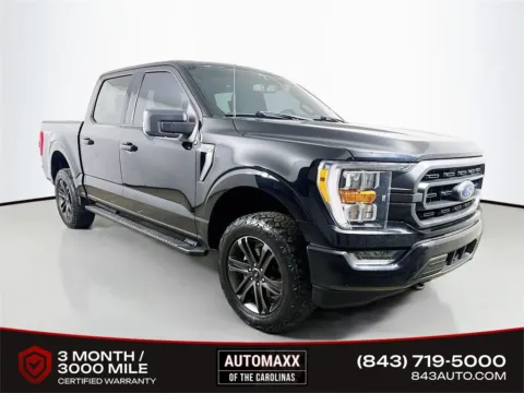 Black 2021 Ford F-150 XLT for sale in Summerville, SC