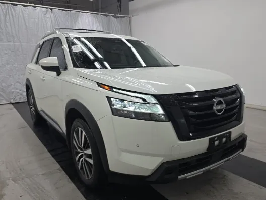White 2024 Nissan Pathfinder Platinum for sale in Summerville, SC