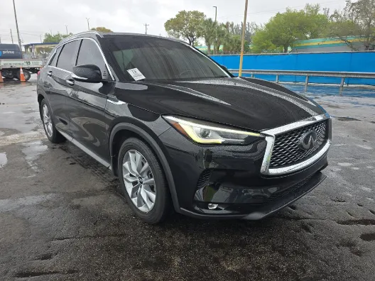 Black 2021 INFINITI QX50 LUXE for sale in Summerville, SC