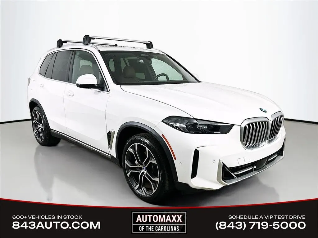 White 2024 BMW X5 xDrive40i for sale in Summerville, SC
