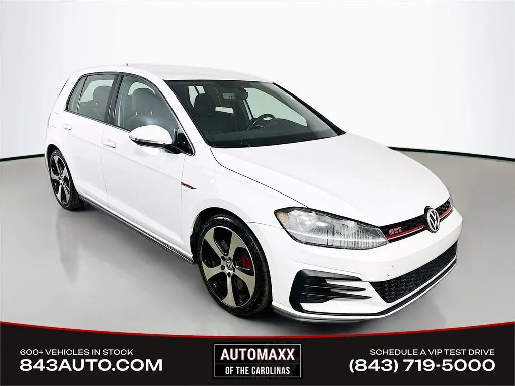 White 2019 Volkswagen Golf GTI 2.0T SE for sale in Summerville, SC