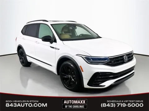 White 2023 Volkswagen Tiguan 2.0T SE R-Line Black for sale in Summerville, SC