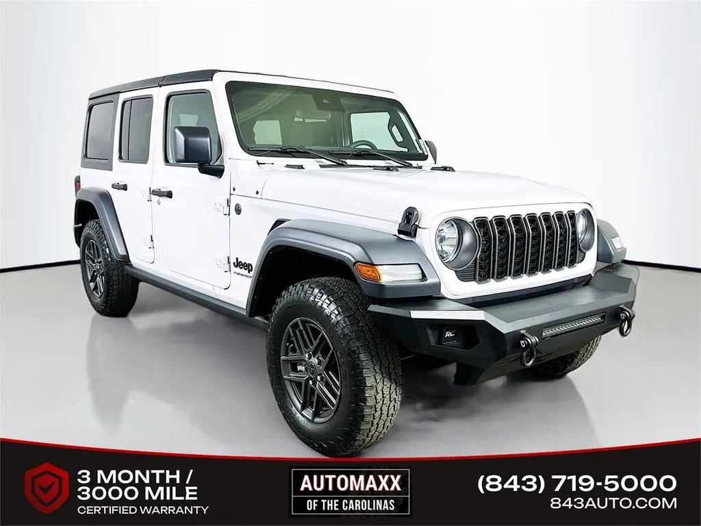 White 2024 Jeep Wrangler Sport S for sale in Summerville, SC