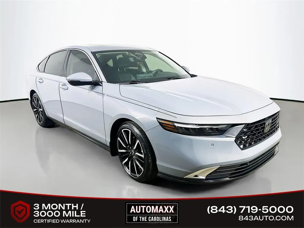 Blue 2023 Honda Accord Hybrid Touring for sale in Summerville, SC