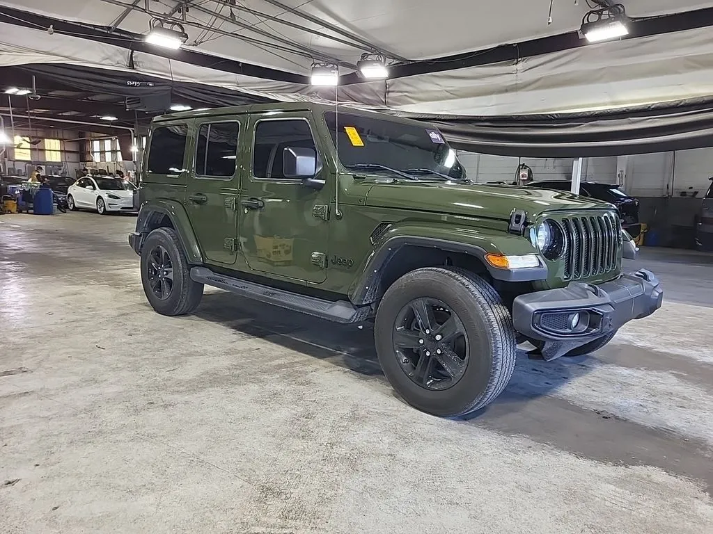 Green 2021 Jeep Wrangler Unlimited Sahara Altitude for sale in Summerville, SC