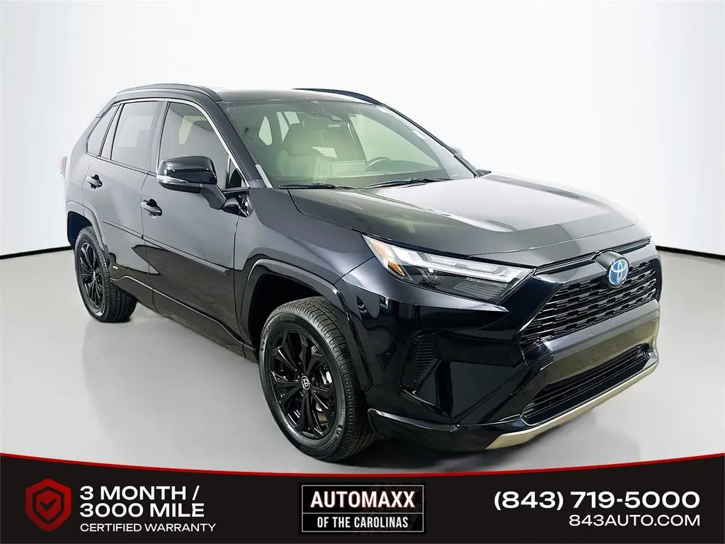 Black 2022 Toyota RAV4 Hybrid SE for sale in Summerville, SC