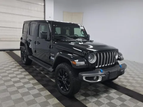 Black 2023 Jeep Wrangler Sahara 4xe for sale in Summerville, SC