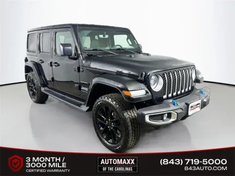Black 2023 Jeep Wrangler Sahara 4xe for sale in Summerville, SC