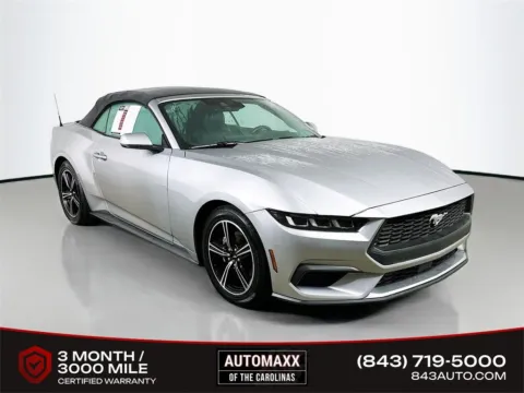 Silver 2024 Ford Mustang EcoBoost Premium for sale in Summerville, SC