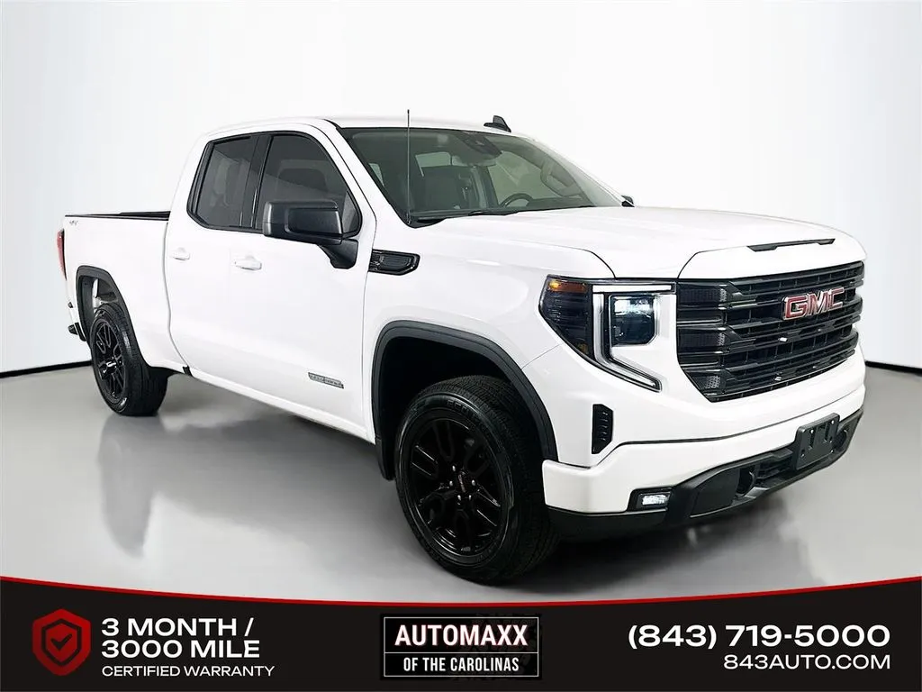 White 2023 GMC Sierra 1500 Elevation for sale in Summerville, SC