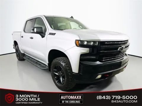 Silver 2021 Chevrolet Silverado 1500 LT Trail Boss for sale in Summerville, SC