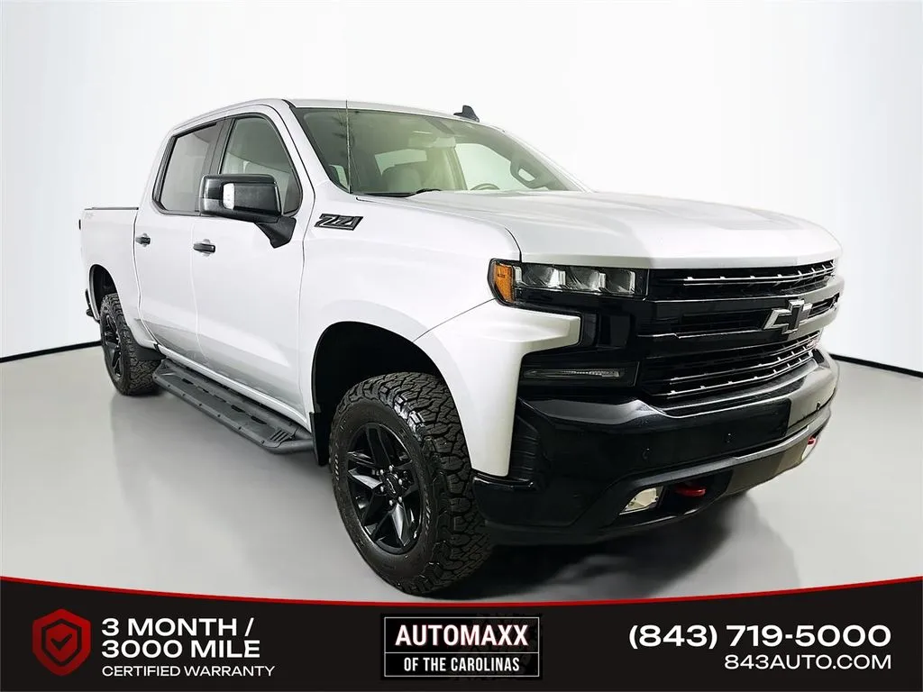 Silver 2021 Chevrolet Silverado 1500 LT Trail Boss for sale in Summerville, SC
