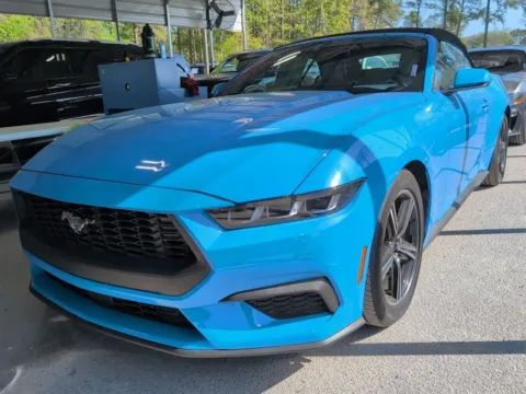 Blue 2025 Ford Mustang EcoBoost Premium for sale in Summerville, SC