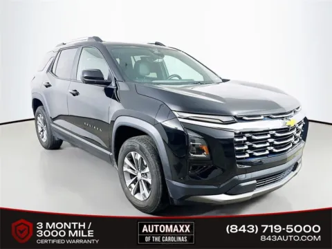 Black 2025 Chevrolet Equinox LT for sale in Summerville, SC