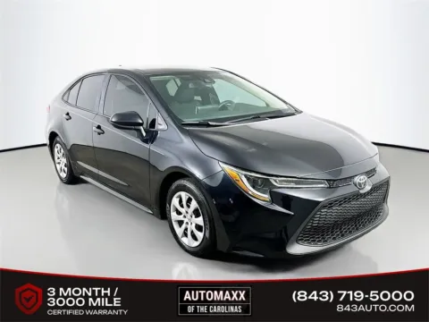 Black 2021 Toyota Corolla LE for sale in Summerville, SC