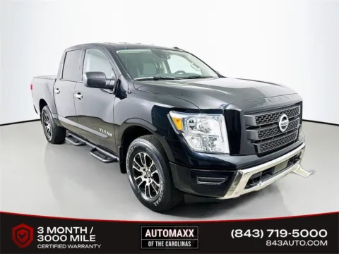 Black 2021 Nissan Titan SV for sale in Summerville, SC