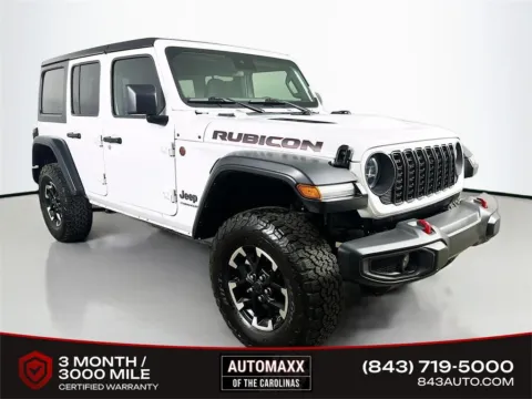 White 2024 Jeep Wrangler Rubicon for sale in Summerville, SC