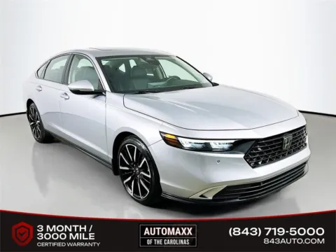Silver 2024 Honda Accord Hybrid Touring for sale in Summerville, SC