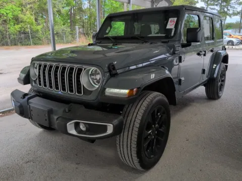 Gray 2025 Jeep Wrangler Sahara 4xe for sale in Summerville, SC