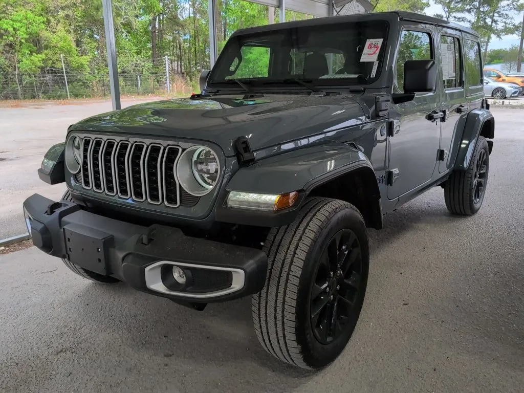 Gray 2025 Jeep Wrangler Sahara 4xe for sale in Summerville, SC