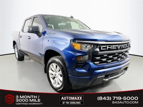 Blue 2022 Chevrolet Silverado 1500 Custom for sale in Summerville, SC