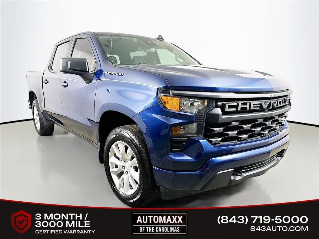 Blue 2022 Chevrolet Silverado 1500 Custom for sale in Summerville, SC