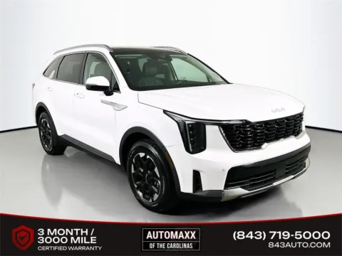 White 2025 Kia Sorento S for sale in Summerville, SC
