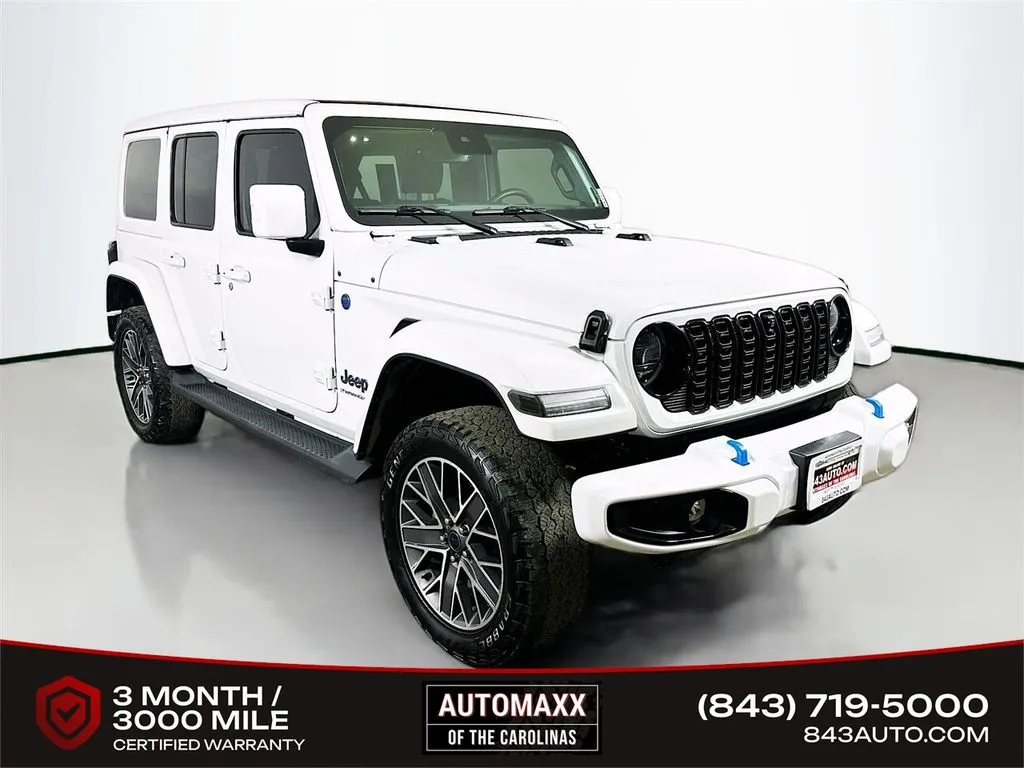 White 2024 Jeep Wrangler High Altitude 4xe for sale in Summerville, SC