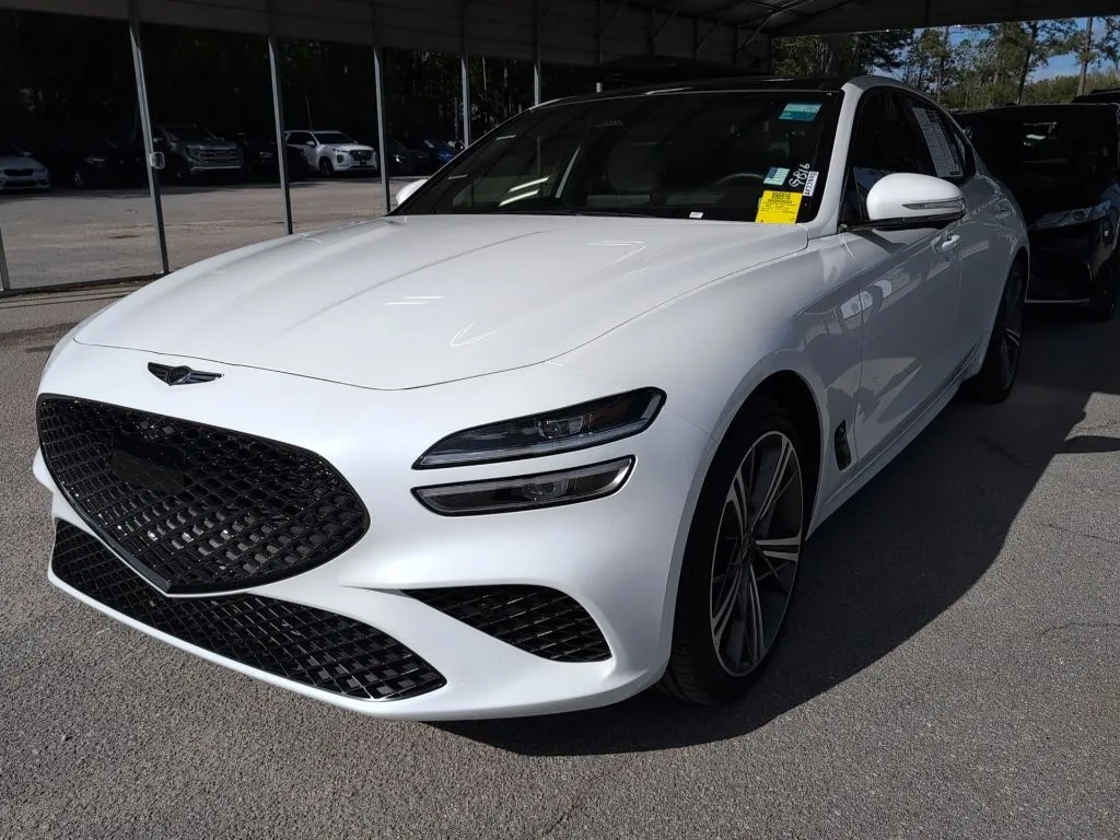 White 2025 Genesis G70 3.3T Sport Advanced for sale in Summerville, SC