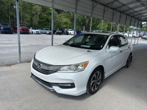 White 2017 Honda Accord EX-L for sale in Summerville, SC