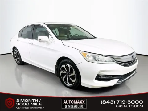White 2017 Honda Accord EX-L for sale in Summerville, SC