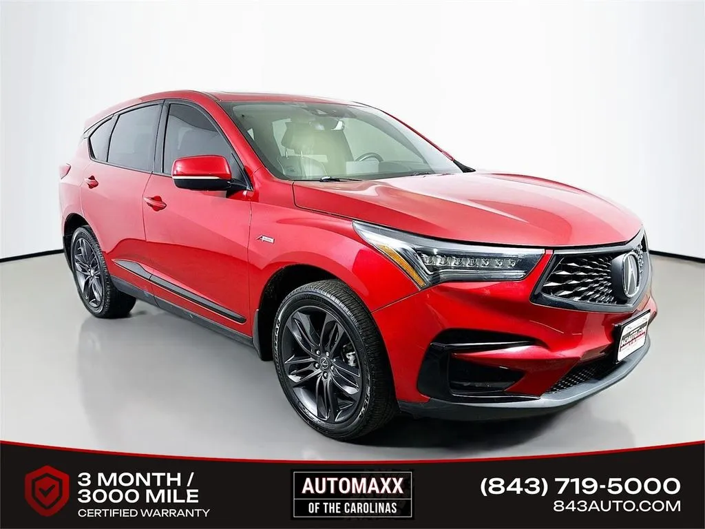 Red 2020 Acura RDX A-Spec Package for sale in Summerville, SC
