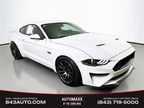 White 2018 Ford Mustang GT Premium for sale in Summerville, SC