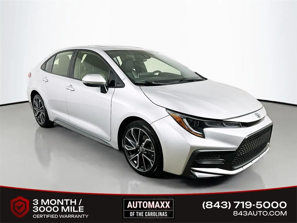 Silver 2022 Toyota Corolla XSE for sale in Summerville, SC