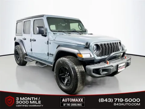 Gray 2024 Jeep Wrangler Sport S for sale in Summerville, SC