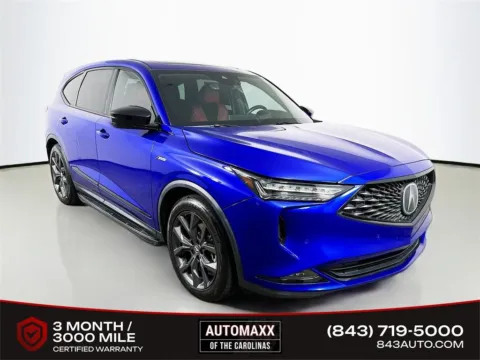Blue 2022 Acura MDX A-Spec for sale in Summerville, SC