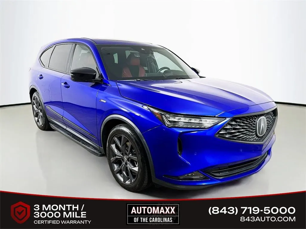 Blue 2022 Acura MDX A-Spec for sale in Summerville, SC