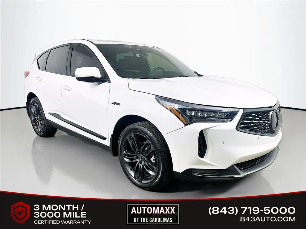 White 2022 Acura RDX A-Spec Package for sale in Summerville, SC