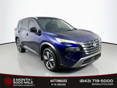 Blue 2024 Nissan Rogue SL for sale in Summerville, SC