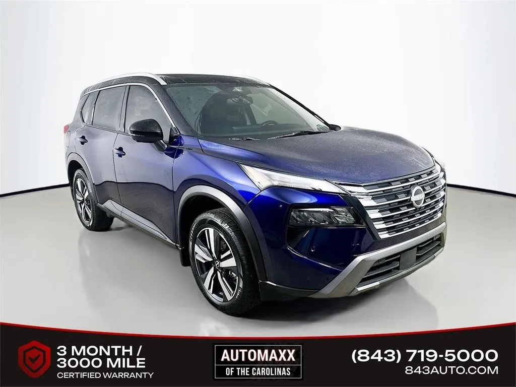 Blue 2024 Nissan Rogue SL for sale in Summerville, SC