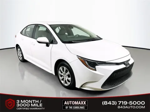 White 2022 Toyota Corolla LE for sale in Summerville, SC