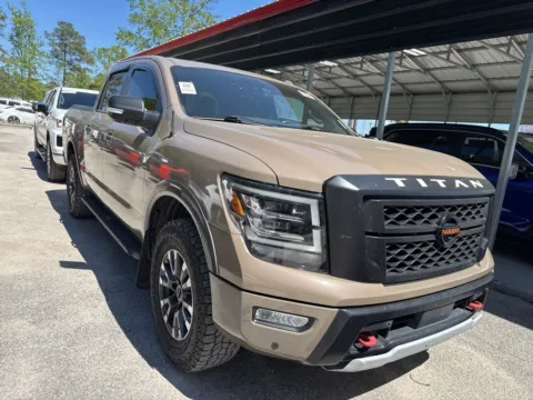 Beige 2021 Nissan Titan PRO-4X for sale in Summerville, SC