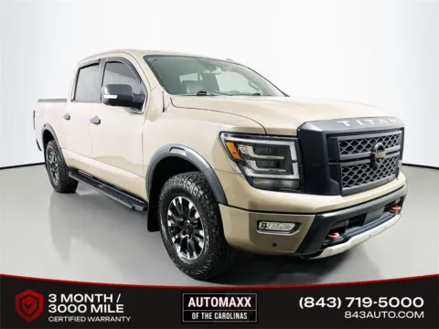 Beige 2021 Nissan Titan PRO-4X for sale in Summerville, SC