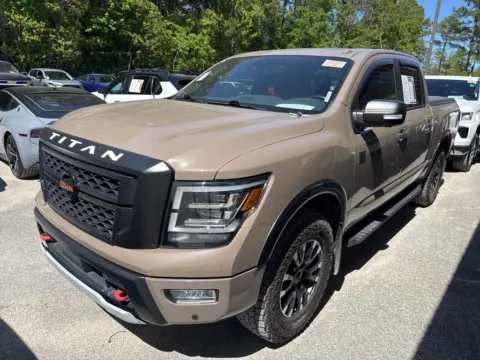 Beige 2021 Nissan Titan PRO-4X for sale in Summerville, SC