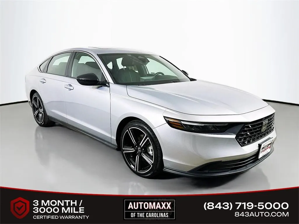 Silver 2024 Honda Accord Hybrid Sport for sale in Summerville, SC