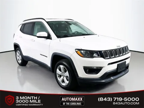 White 2021 Jeep Compass Latitude for sale in Summerville, SC