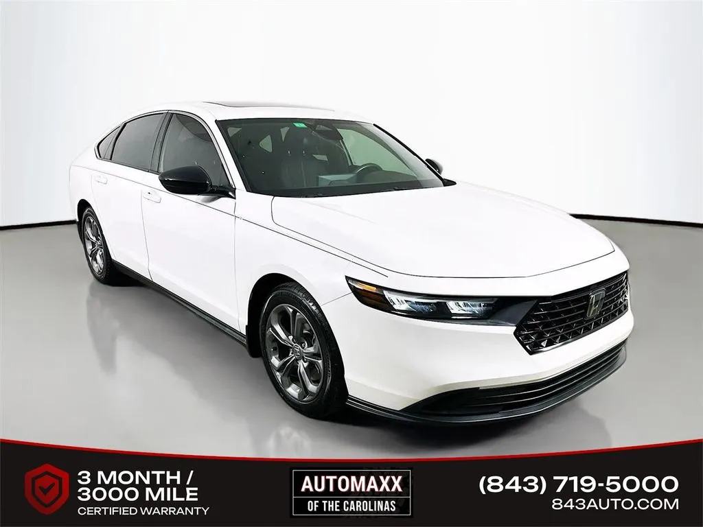 White 2024 Honda Accord Hybrid Sport for sale in Summerville, SC