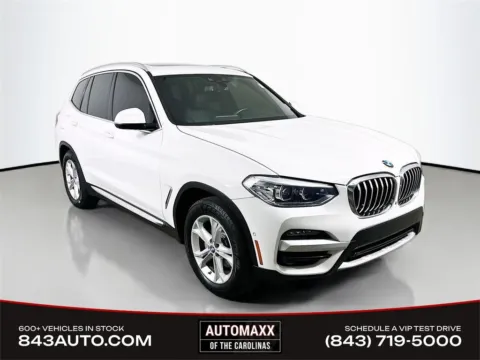 White 2021 BMW X3 sDrive30i for sale in Summerville, SC