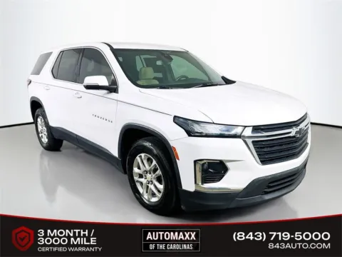 White 2023 Chevrolet Traverse LS for sale in Summerville, SC